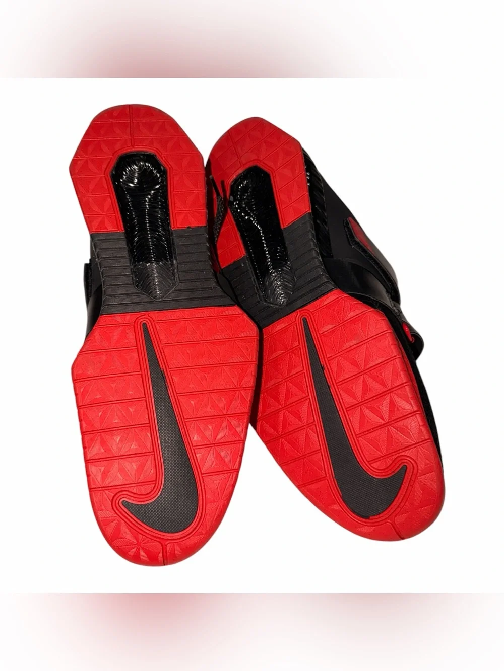 NWT Nike Romaleos 4 Weightlifting Shoes Black & Red Mens Size 14- CD3463-003